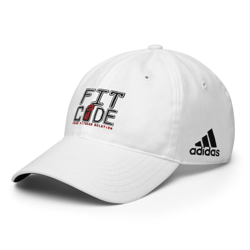 White Performance golf cap