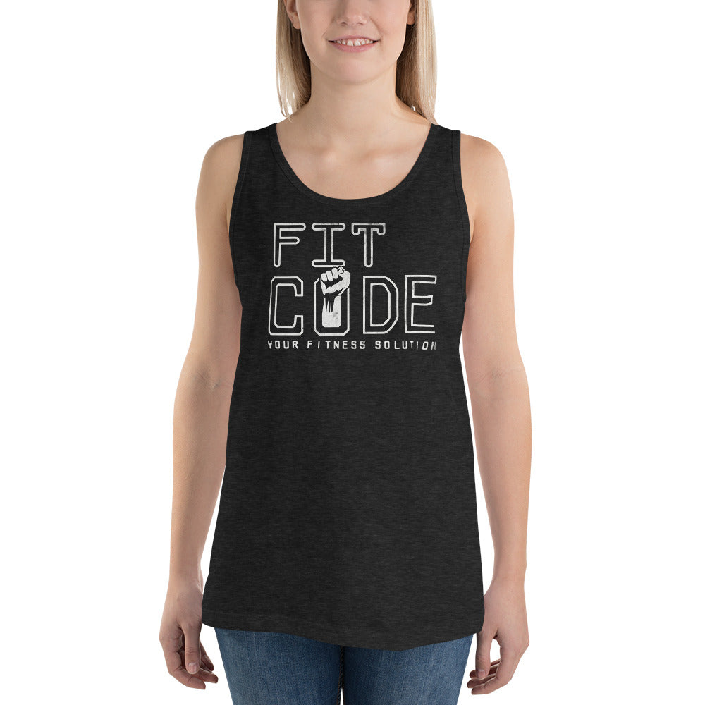 Fit Code Distressed Unisex Tank Top