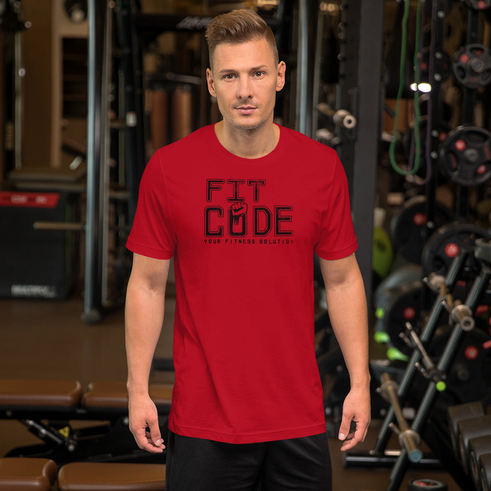 Fit Code Logo Short-Sleeve Unisex T-Shirt