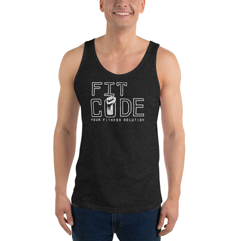 Fit Code Distressed Unisex Tank Top