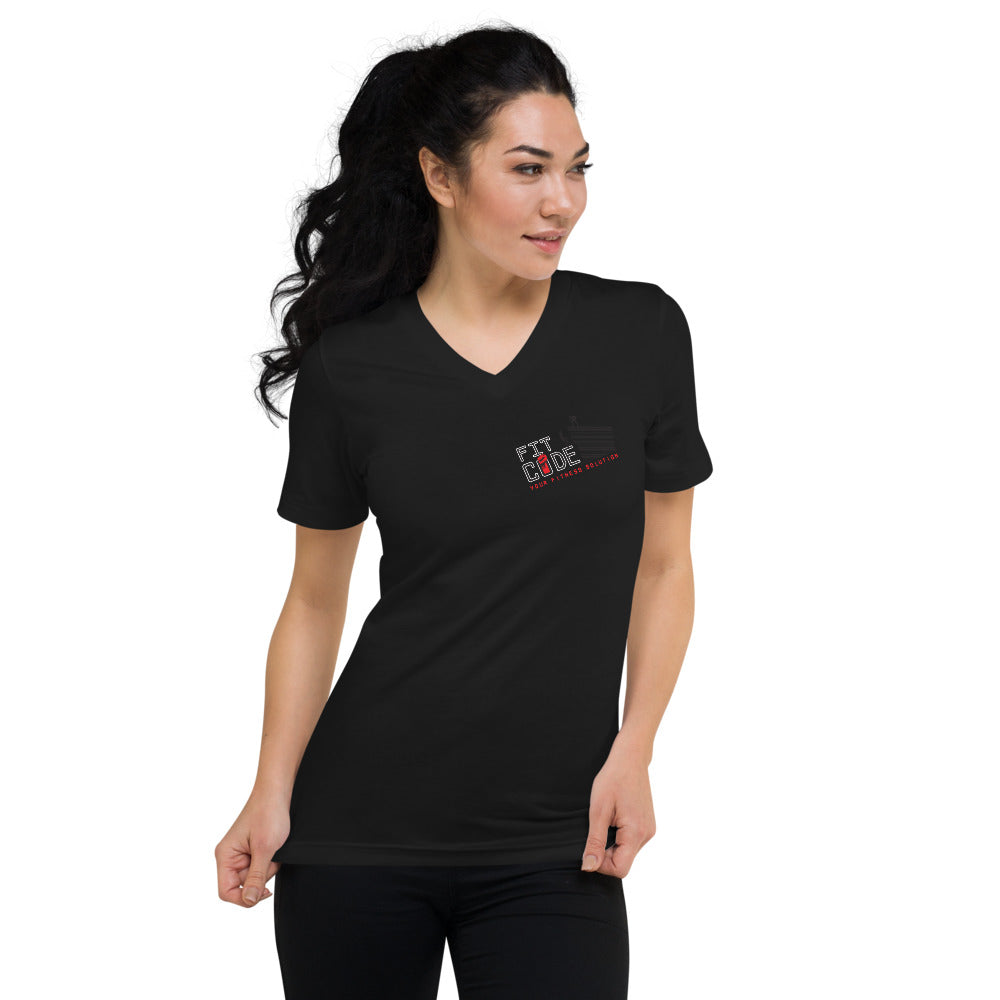 COACH ONLY - Unisex Short Sleeve V-Neck T-Shirt