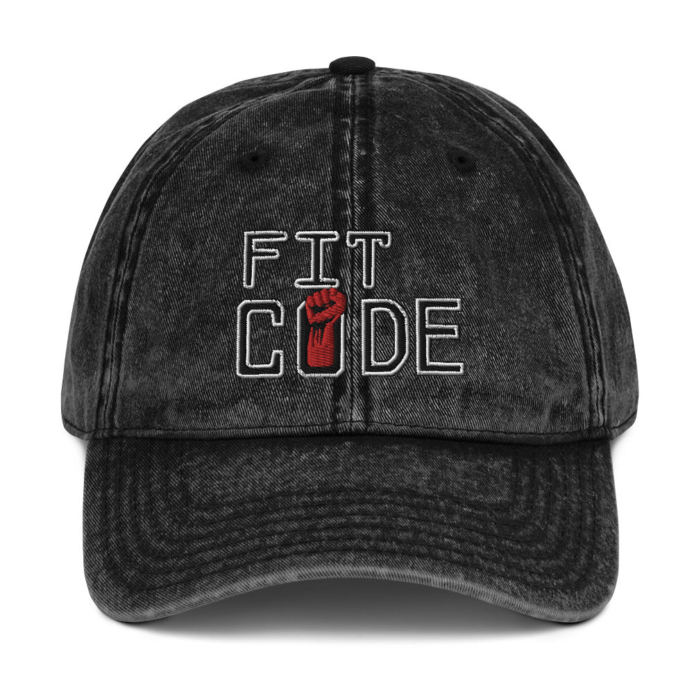 Fit Code Vintage Cotton Twill Cap